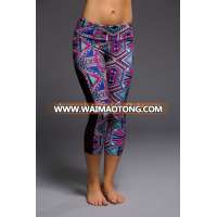 custom sublimation printed Capri Pants