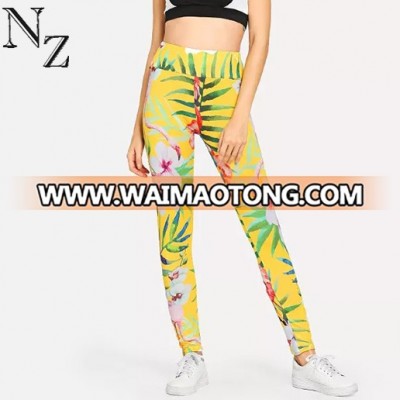 high quality stylish fitness high waist custom sports  yoga leggings pants