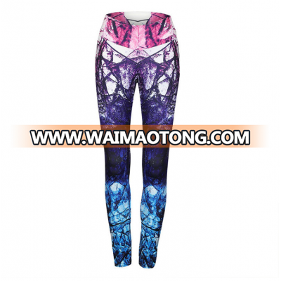 custom logo Women compression tights  yoga pants sublimated fitness yoga leggings active wear