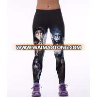 Leggings factory wholesale custom breathable ladies 88 polyester 12 spandex leggings 2017